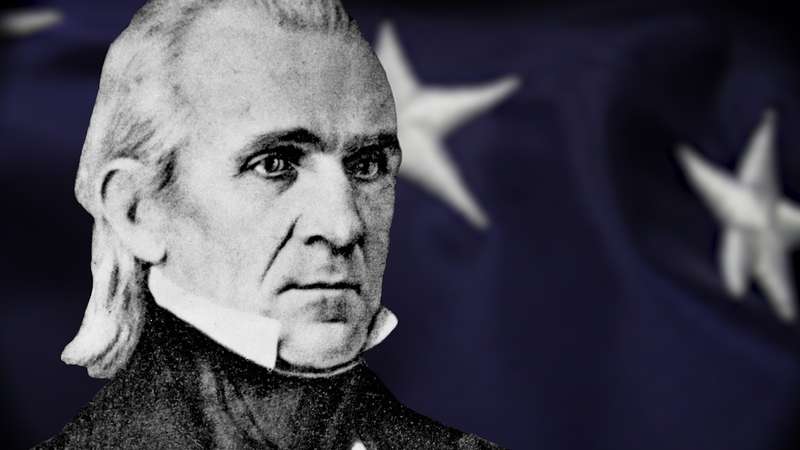 Presiden AS James Polk.