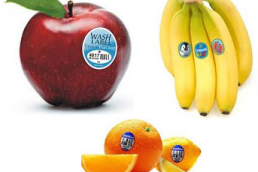 label buah