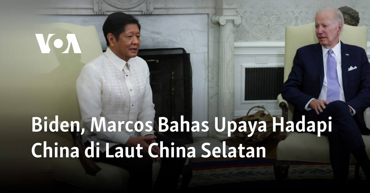 Biden, Marcos Bahas Upaya Hadapi China di Laut China Selatan