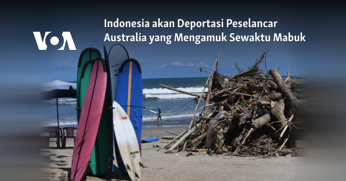 Indonesia Akan Deportasi Peselancar Australia Yang Mengamuk Sewaktu Mabuk