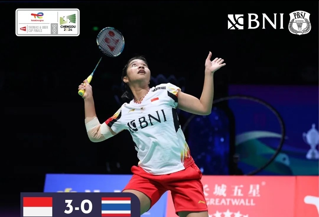 Ester Wardoyo sukses bawa Tim Uber Indonesia ke semi final Uber Cup 2024