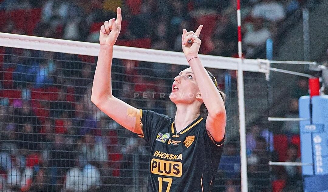 Top skor putri Proliga 2024 Polina Rahimova (Foto @petrovoli_)