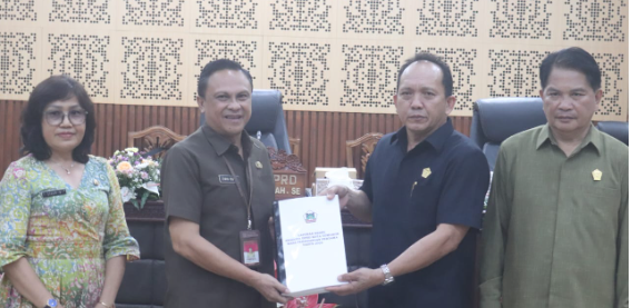 Rapat Paripurna Penutupan Masa Persidangan Kedua Tahun 2024 di Kota Tomohon.