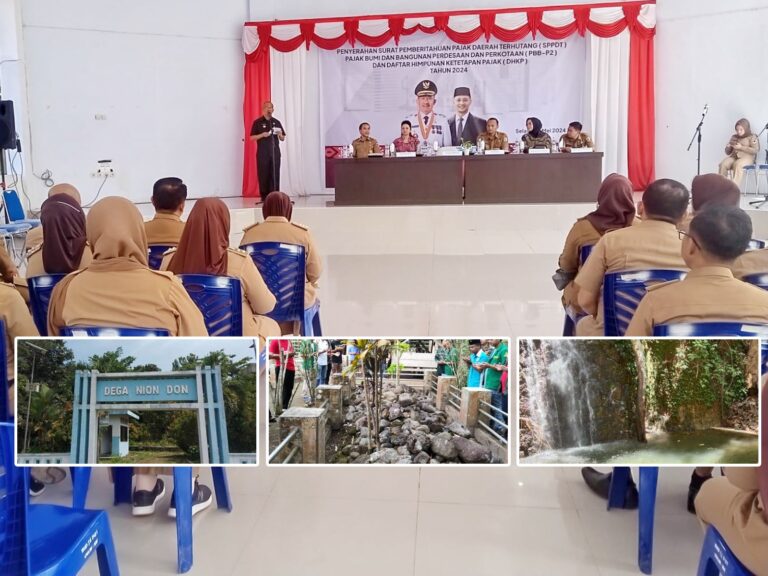 Pj. Wali Kota Canangkan Tiga Destinasi Wisata Tingkatkan PAD, (Collase Foto: Sajidin Kandoli).
