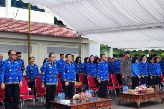 Suasana peringatan Hari Lahir Pancasila di Tomohon, (Foto: ZONAUTARA.com/Gitta Waloni).