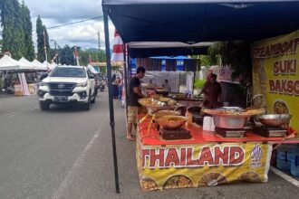 Salah satu kegiatan yang menjadi sorotan adalah pameran UMKM, (Foto: ZONAUTARA.com/Sajidin Kandoli).