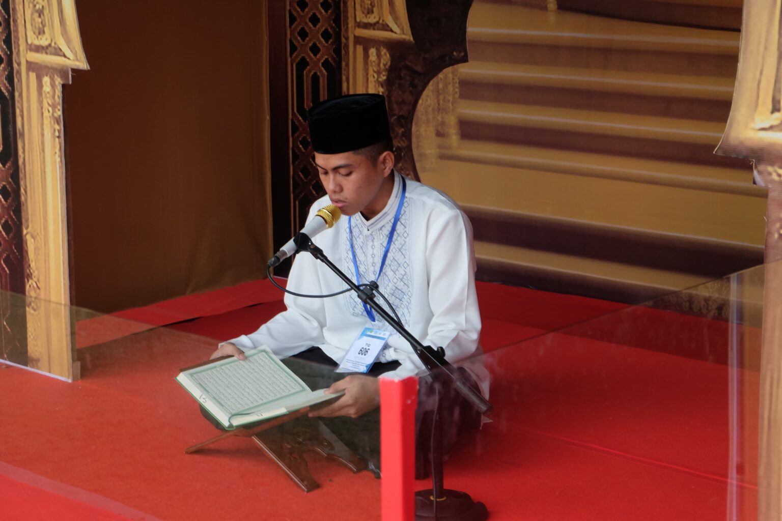 Muhamad Fadlih (22), peserta lomba tilawah asal Manado, (Foto: ZONAUTARA.com/ Yegar Sahaduta).