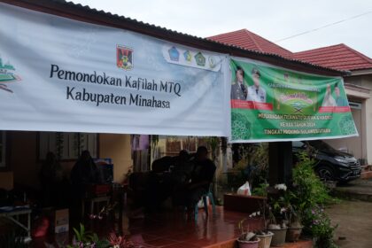 Pemondokan Kafilah MTQ Kabupaten Minahasa, (Foto: ZONAUTARA.com/Yegar Sahaduta).