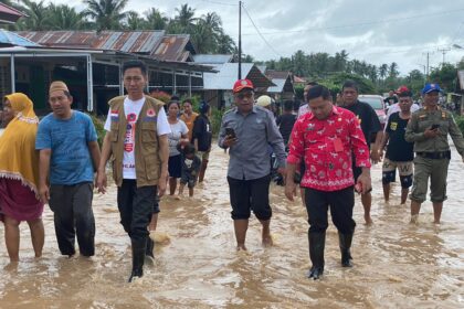 Banjir Melanda Bolmong Selatan: Pemerintah Tetapkan Status Siaga Darurat dan Berikan Bantuan Cepat, (Foto: Diskominfo Bolsel).