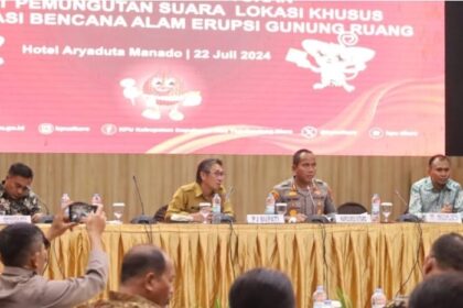 Pemkab Sitaro dan KPU pastikan hak pilih warga Pulau Ruang di Pilkada 2024