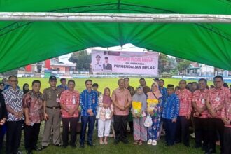 Penjabat Wali Kota Kotamobagu Gelar Operasi Pasar Murah untuk Kendalikan Inflasi, (Foto: ZONAUTARA.com/ Sajidin Kandoli).