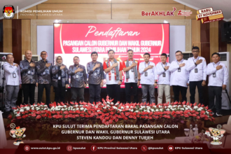 KPU Sulut Terima Pendaftaran Bakal Pasangan Calon Gubernur dan Wakil Gubernur Sulawesi Utara