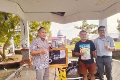 Pengusaha Bolsel, jajakan kopi di atas motor Vespa: QRIS BSG permudah transaksi dan aman