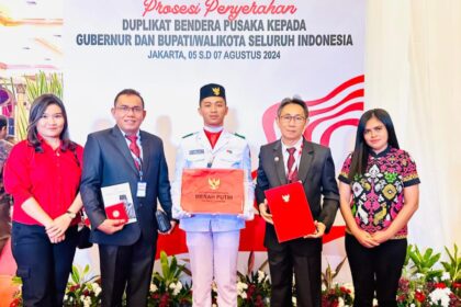 Sitaro raih kehormatan, terima duplikat bendera pusaka dari BPIP