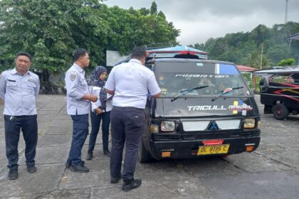 Dishub Sitaro gelar razia angkutan penumpang, temukan banyak kendaraan abaikan keselamatan