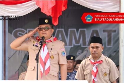 Pj Bupati Sitaro ke IKN, Sekda jadi Irup Hari Pramuka dan beri pesan kepada generasi muda