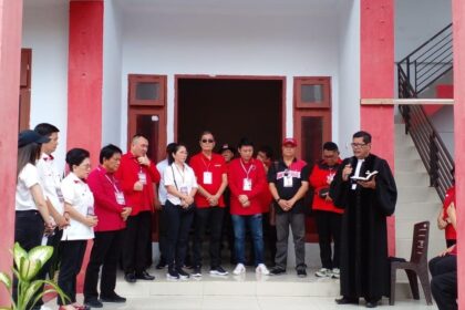 Pasangan TAMANG mendaftar ke KPU Sangihe, dapat dukungan Ribuan simpatisan