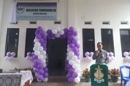 Kantor Wilayah Tomohon IV diresmikan, Wali Kota Tomohon sampaikan apresiasi