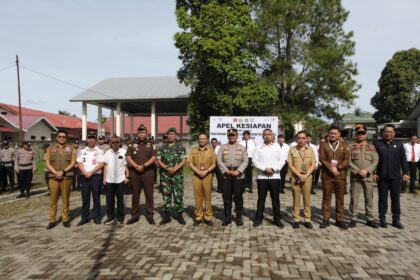 Kesiapan pengamanan TIFF 2024: Apel gelar pasukan digelar di Kantor Wali Kota Tomohon