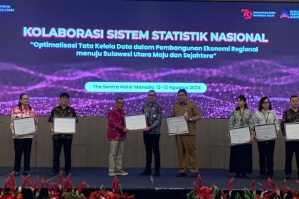 Sitaro raih penghargaan indeks pembangunan statistik tertinggi di Sulawesi Utara