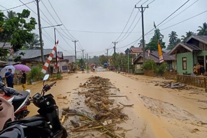 Banjir kembali merendam sejumlah wilayah di Bolaang Mongondow