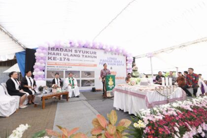Wali Kota Tomohon Hadiri Ibadah Syukur HUT ke-174 GMIM Damai Sejahtera Lahendong