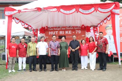 Dihadiri Wali Kota, Pesta Rakyat dan Ibadah Syukur Warnai HUT ke-79 RI di Matani Satu