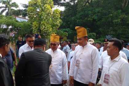 Pasangan 'Menadia' jadi pendaftar pertama di Pilkada Sangihe 2024