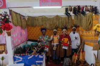 ### Papua Memperkenalkan Budaya Adat di Tomohon EXPO 2024, (Foto: Tim Zonautara.com).