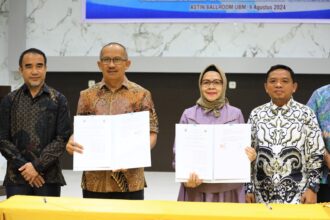 Pj. Wali Kota Kotamobagu Tandatangani MoU dengan Universitas Bina Mandiri Gorontalo untuk Pengembangan SDM, (Foto: Diskominfo KK).