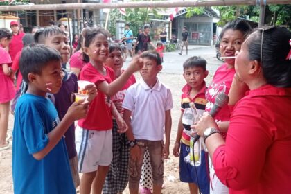 Semarak lomba 17 Agustusan ramaikan Ranomuut Lingkungan 8 Manado