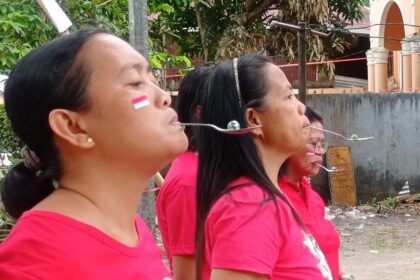 FOTO: Momen kemeriahan lomba 17 Agustusan di Ranomuut Manado