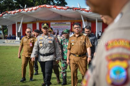 FOTO: Apel Gelar Pasukan Operasi Mantap Praja Samrat 2024 di Kotamobagu