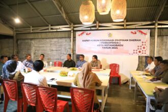 Rapat Koordinasi Forkopimda Tahun 2024 Kota Kotamobagu, (Foto: Diskominfo KK).