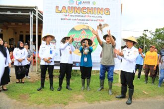 Pj. Wali Kota Kotamobagu Luncurkan Inovasi "Layanan Sahabat Tani" untuk Tingkatkan Produktivitas Pertanian, (Foto: Diskominfo KK).