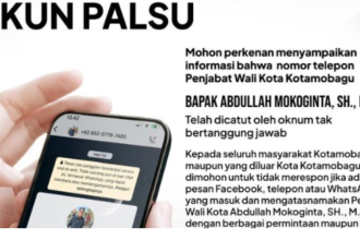 e-flayer yang diterbitkan Diskominfo Kotamobagu.