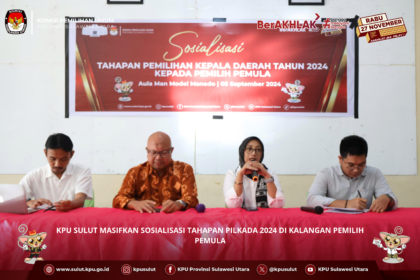 KPU Sulut Gencarkan Sosialisasi Pemilih Pemula Jelang Pilkada 2024