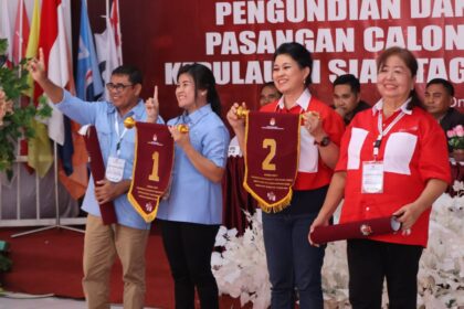 KPU Sitaro resmi menetapkan nomor urut paslon 'Chika Berani dan Yes TO' di Pilkada Sitaro