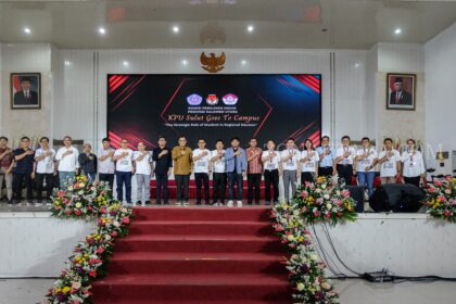 KPU Goes to Campus di UNSRAT terapkan konsep less waste event