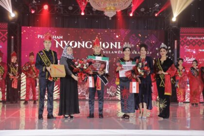 Suasana pemilihan Nyong Noni Sulut 2024, (Foto: Diskominfo KK).