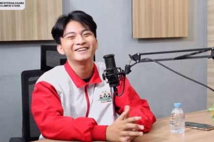 Tangkapan layar saat podcast bersama Kemenag Sulut.