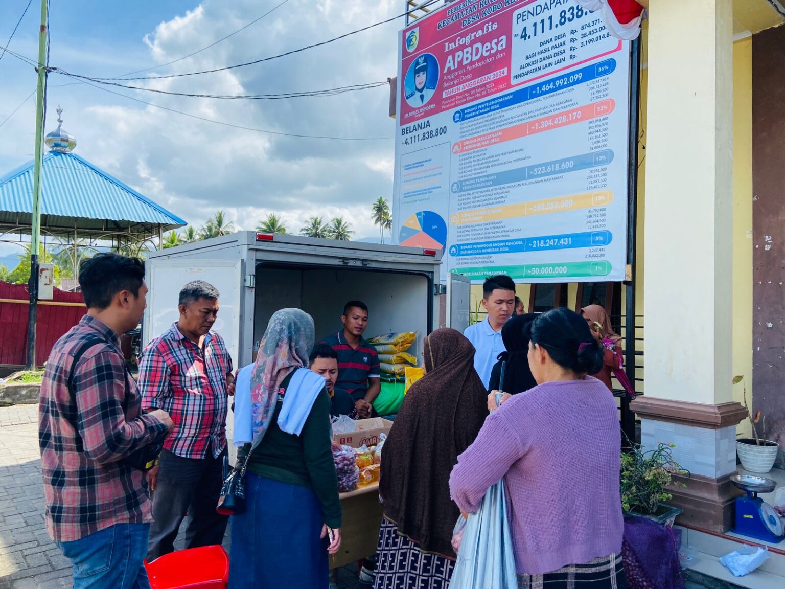 Suasana gpm di bilalang satu, (foto: zonautara. Com/sajidin kandoli).