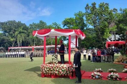 Gubernur Olly Dondokambey Pimpin Upacara Peringatan HUT ke-60 Provinsi Sulawesi Utara