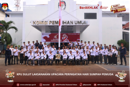 KPU Sulut Gelar Upacara Peringatan Hari Sumpah Pemuda