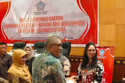 Pemerintah Kota Tomohon Terima 17 Standarisasi LPSE dalam Rapat Koordinasi UKPBJ Sulut