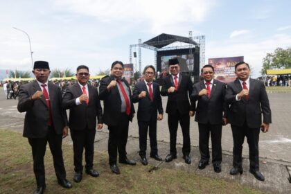 Pjs. Wali Kota Tomohon Hadiri Peringatan HUT TNI ke-79 di Megamas Manado