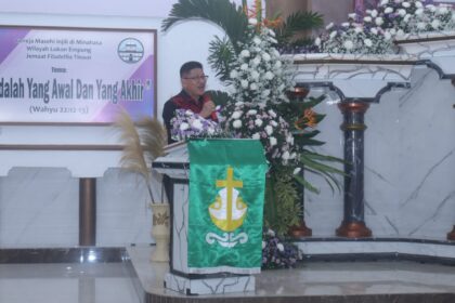 Pjs Wali Kota Tomohon Hadiri Ibadah Syukur HUT ke-3 Jemaat GMIM Filadelfia Tinoor