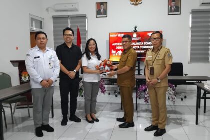 Pjs Wali Kota Tomohon Lakukan Koordinasi dengan KPU Kota Tomohon Terkait Kesiapan Pilkada
