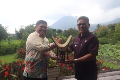 Pjs Wali Kota Tomohon, Fereydy Kaligis Terima Kunjungan Kerja Bupati Toraja Utara