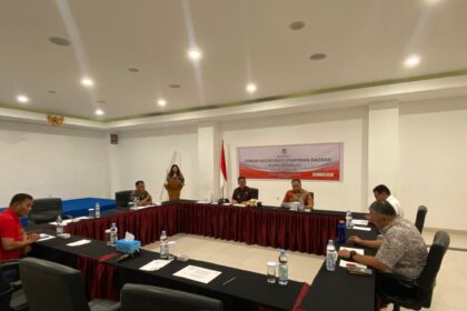 Penjabat Wali Kota Tomohon Pimpin Rapat Forkopimda Menyongsong Pilkada 2024